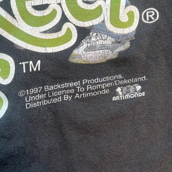 Vintage 90s Backstreet Boys Black T Shirt XL X-Large 1997 Ultra Artimonde - Picture 4 of 11